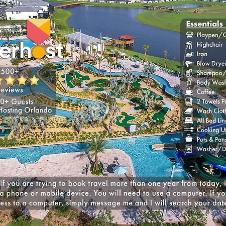 B - New 4 Bedroom Home - 5 Miles To Disney - Free Water Park - Private Pool Kissimmee Exterior photo